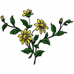 Flowers Embroidery Design 9